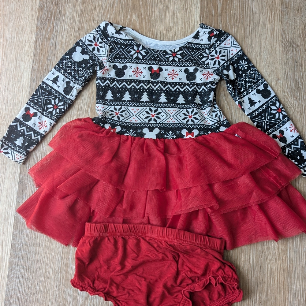 Disney Little Sleepies Play Collection Christmas Dress